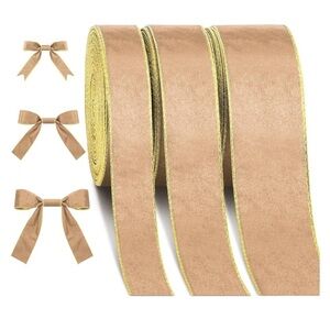 Brand new 3 Rolls Christmas Vintage Velvet Ribbon, 1 1/2'', 2'', 2 1/2''